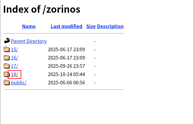 Index of /zorinosのページ
