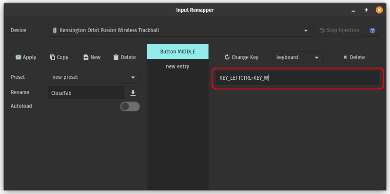 割り当てたい機能の登録
