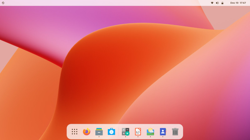 ZorinのmacOS風